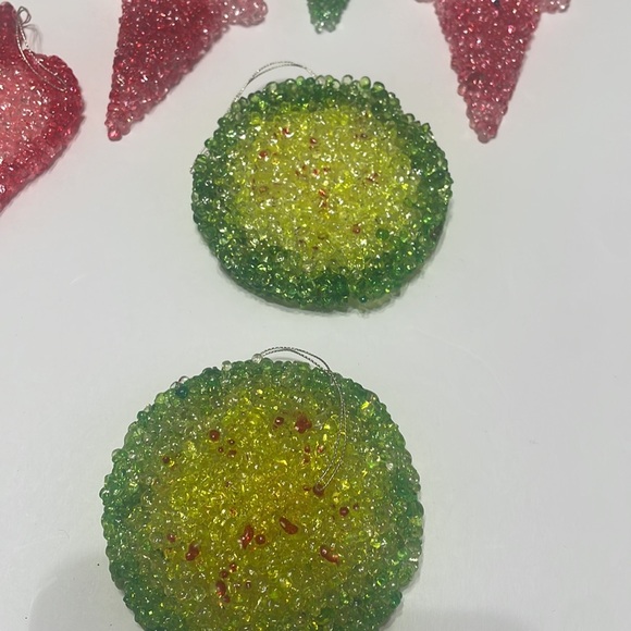 Vintage Beaded Ornaments Set of 9 - Picture 3 of 4